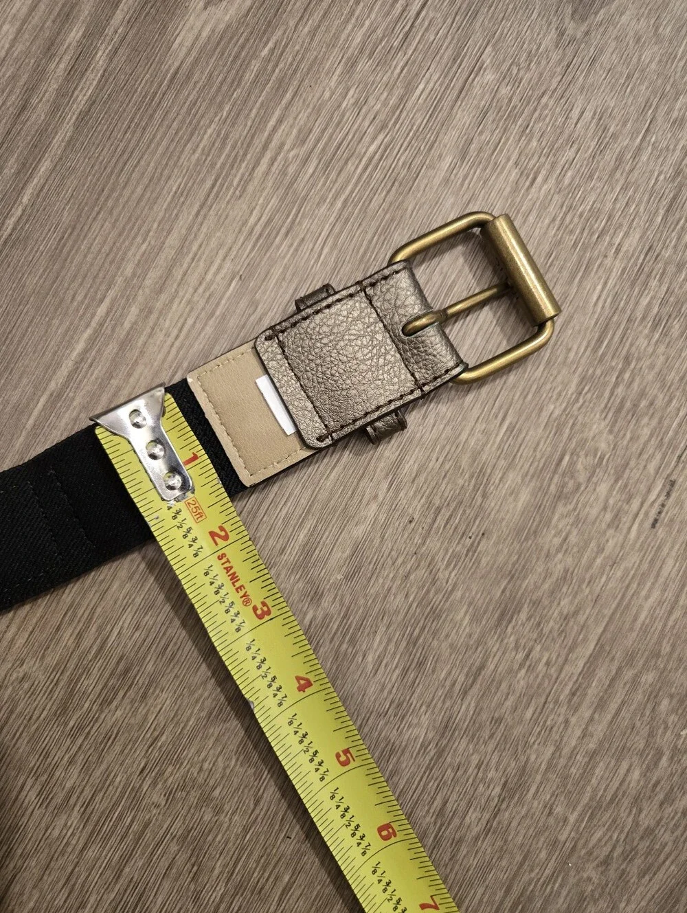 FOSSIL/Relic Fairy Patchwork Stud Grommet Faux Leather Belt Sz32-36